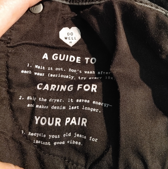 Madewell black distressed jeans sz29 - Picture 5 of 8